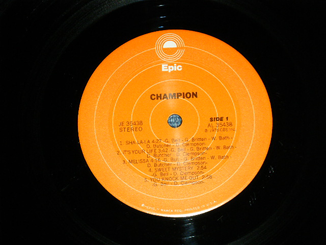 画像: CHAMPION - CHAMPION   (Ex+/Ex+++ )  / 1978  US AMERICA  ORIGINAL  Used  LP 