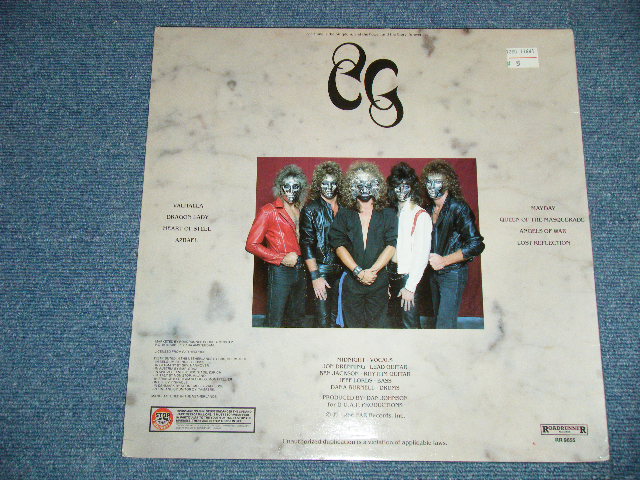 画像: CRIMSON GLORY - CRIMSON GLORY ( Ex+++/MINT-)  / 19861 NETHERLANDS   ORIGINAL Used LP 