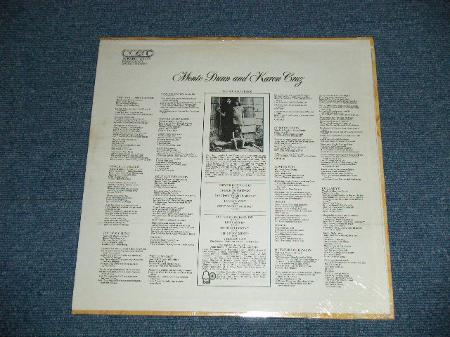 画像: MONTE DUNN and KAREN CRUZ -  MONTE DUNN and KAREN CRUZ (SEALED)   / 1969 US AMERICA  ORIGINAL  "Brand New SEALED"  LP 