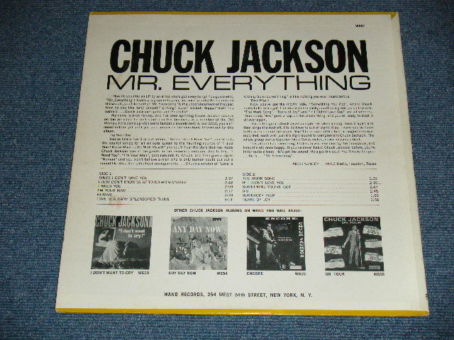 画像: CHUCK JACKSON - MR. EVERYTHING / 1965 US AMERICA ORIGINAL MONO Used LP 