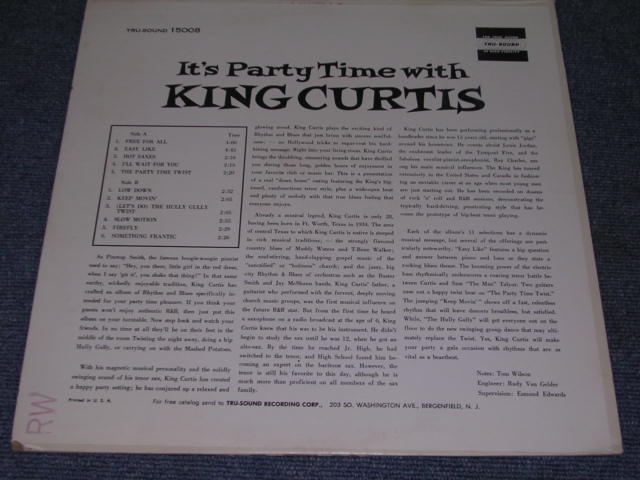 画像: KING CURTIS - IT'S PARTY TIME WITH / 1962 US ORIGINAL MONO LP 