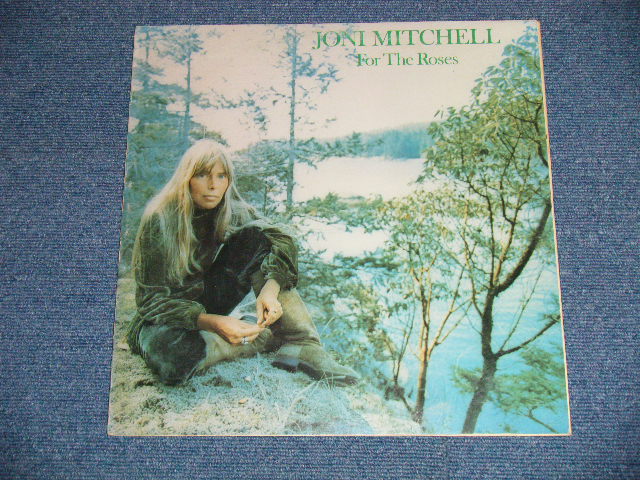 画像: JONI MITCHELL  - FOR THE ROSES   (Matrix #  A)   ST-AS-722647-AA   11T  △17398(25)  B) SD 5057  ST-A-722648-1A  ESP-11-6-74 ) ( Ex+/Ex+++) / 1974? US AMERICA ORIGINAL "2nd Press  Label"  Used LP 