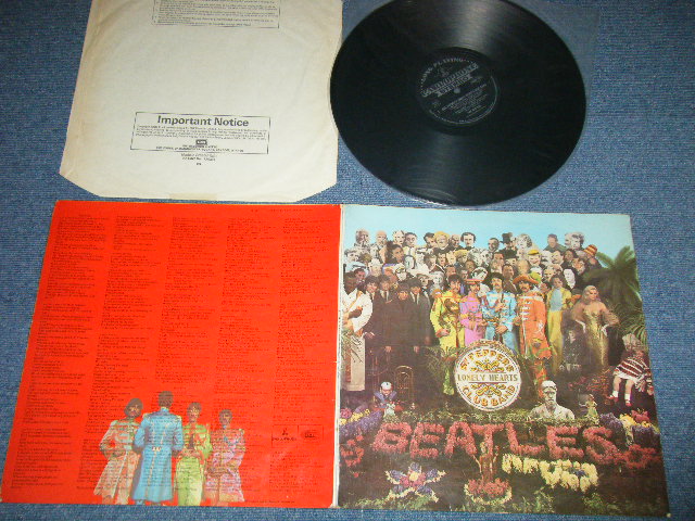 The BEATLES - SGT.PEPPERS LONELY HEARTS CLUB BAND ( Matrix # YEX