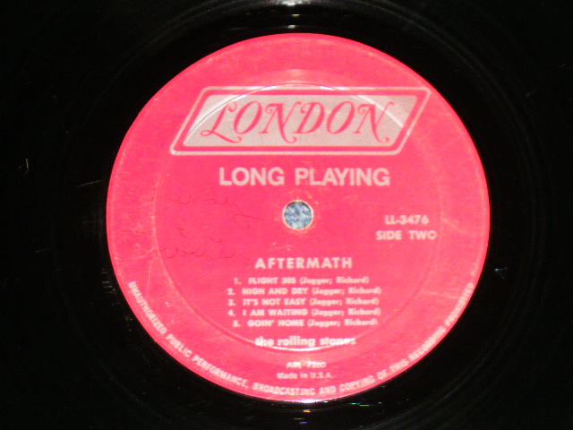 画像: ROLLING STONES - AFTERMATH  ( Matrix # ARL-7259-1H △9242 /  ARL-7260-1H △9242-X )( Ex+/Ex+++ A-1:Ex  )  / 1966 US AMERICA ORIGINAL "Boxed LONDON" "RED LABEL" MONO Used  LP   