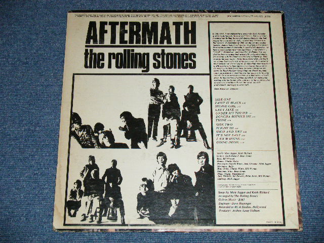 画像: ROLLING STONES - AFTERMATH  ( Matrix # ARL-7259-1C/  ARL-7260-1C )( Ex+/Ex+++ A-1,B-1:Ex )  / 1966 US AMERICA ORIGINAL "Boxed LONDON" "RED LABEL" MONO Used  LP 