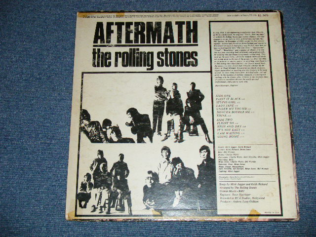 画像: ROLLING STONES - AFTERMATH  ( Matrix # ARL-7259-1G △9242 /  ARL-7260-1H △9242-X )( VG+/Ex++ Looks: Ex+   / 1966 US AMERICA ORIGINAL "Boxed LONDON" "RED LABEL" MONO Used  LP   