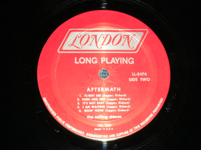 画像: ROLLING STONES - AFTERMATH  ( Matrix # ARL-7259-1G △9242 /  ARL-7260-1H △9242-X )( Ex+,Ex/Ex++Ｌooks: Ex+++)  / 1966 US AMERICA ORIGINAL "Boxed LONDON" "RED LABEL" MONO Used  LP  