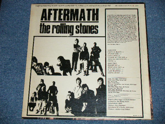 画像: ROLLING STONES - AFTERMATH  ( Matrix # ARL-7259-1H △9242 /  ARL-7260-1H △9242-X )( Ex+/Ex+++ A-1:Ex  )  / 1966 US AMERICA ORIGINAL "Boxed LONDON" "RED LABEL" MONO Used  LP   