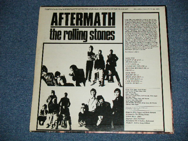 画像: ROLLING STONES - AFTERMATH  ( Matrix # ARL-7259-1H △9242 /  ARL-7260-1H △9242-X )( Ex-++/Ex+++ )  / 1966 US AMERICA ORIGINAL "Boxed LONDON" "RED LABEL" MONO Used  LP   