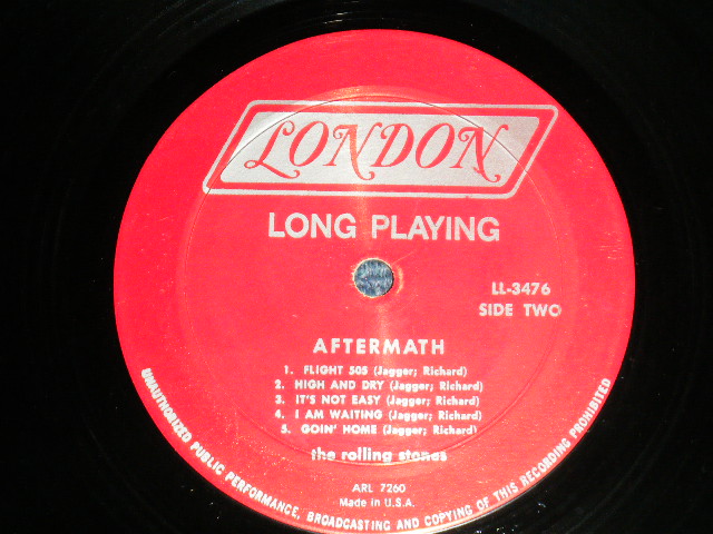 画像: ROLLING STONES - AFTERMATH  ( Matrix # ARL-7259-1G △9242 /  ARL-7260-1H △9242-X )( VG+/Ex++ Looks: Ex+   / 1966 US AMERICA ORIGINAL "Boxed LONDON" "RED LABEL" MONO Used  LP   