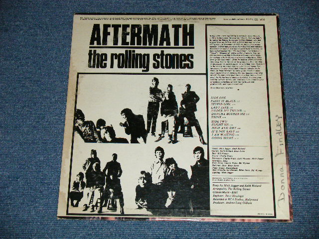 画像: ROLLING STONES - AFTERMATH  ( Matrix # ARL-7259-1G △9242 /  ARL-7260-1H △9242-X )( Ex-/Ex Looks:Ex- )  / 1966 US AMERICA ORIGINAL "Boxed LONDON" "RED LABEL" MONO Used  LP   