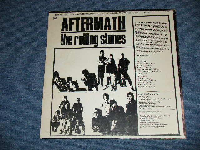 画像: ROLLING STONES - AFTERMATH  ( Matrix # 1A LL-3476-A /  ARL-7260-1E LL3476 B )( Ex/Ex  )  / 1966 US AMERICA ORIGINAL "Boxed LONDON" "RED LABEL" MONO Used  LP 