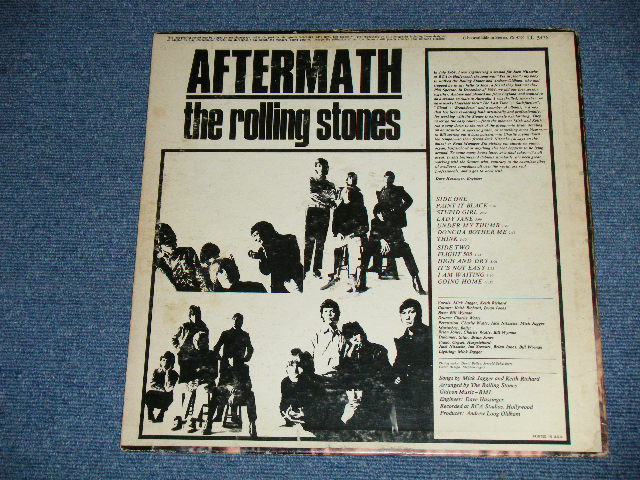 画像: ROLLING STONES - AFTERMATH  ( Matrix # ARL-7259-1G △9242 /  ARL-7260-1H △9242-X )( VG++/Ex Looks: Ex+ )  / 1966 US AMERICA ORIGINAL "Boxed LONDON" "RED LABEL" MONO Used  LP   