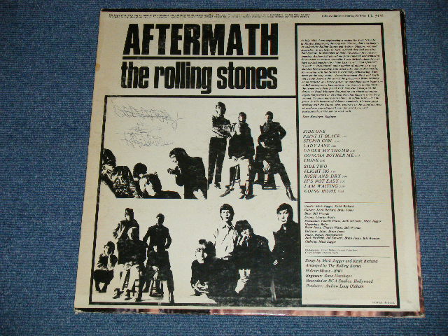 画像: ROLLING STONES - AFTERMATH  ( Matrix # ARL-7259-1H △9242 /  ARL-7260-1H △9242-X )( Ex-/Ex+ )  / 1966 US AMERICA ORIGINAL "Boxed LONDON" "RED LABEL" MONO Used  LP   