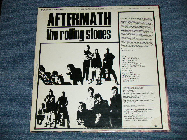 画像: ROLLING STONES - AFTERMATH (Ex+/VG+++)  / 1966 CANADA ORIGINAL "Boxed LONDON with ffrr " "MAROON / BROWN LABEL" MONO Used  LP 