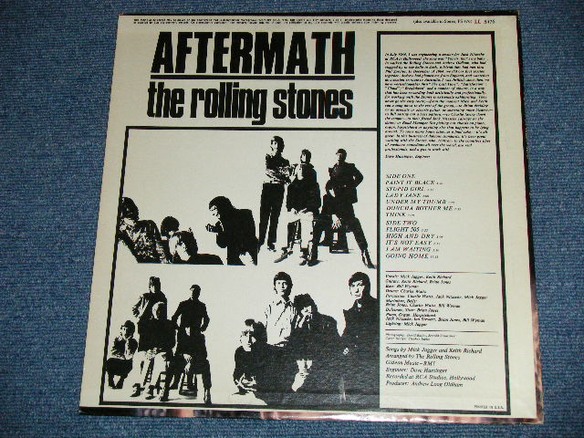 画像: ROLLING STONES - AFTERMATH  ( Matrix # ARL-7259-1K /  ARL-7260-1K )( Ex++/Ex+ )  / 1966 US AMERICA ORIGINAL "Boxed LONDON" "MAROON / BROWN LABEL" MONO Used  LP 