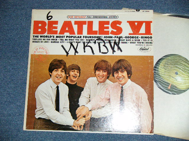 画像1: The BEATLES - BEATLES VI ( Matrix # ST-1-2358- A20 #2 / ST-2-2358-J 21 )  (VG++/MINT-, Ex+++) / 1971 Version US AMERICA "mfd. by Apple on Label" "GOLD RECORD on FRONT Cover"  STEREO Used LP 