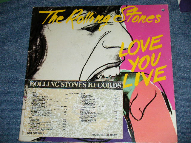 画像: ROLLING STONES - LOVE YOU LIVE ( Ex++/ Ex++,Ex+++ BB for PROMO)  / 1977 US AMERICA ORIGINAL PROMO Used 2 LP's 