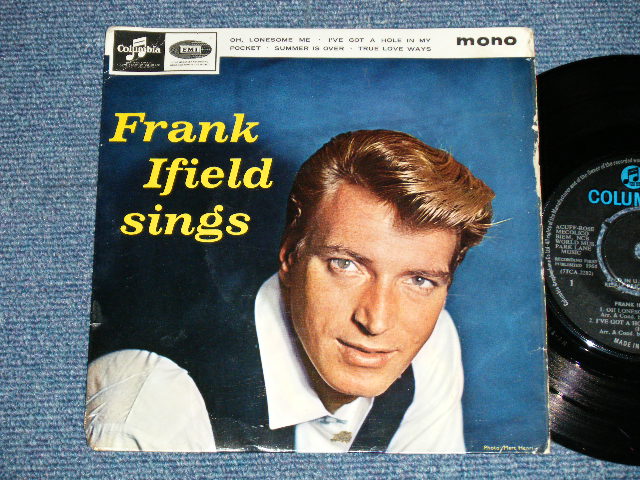 画像1: FRANKIE IFIELD - FRANKIE IFIELD SINGS (Ex+,Ex /Ex+++)  / 1964 UK ENGLAND "BLUE Columbia Label" Used  7"EP With PICTURE  SLEEVE 