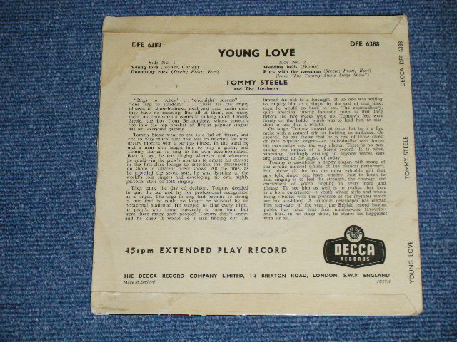 画像: TOMMY STEELE - TOMMY THE TOREADOR ( Ex+++/Ex+++)  / 1959 UK ENGLAND Used  7"EP With PICTURE  SLEEVE 