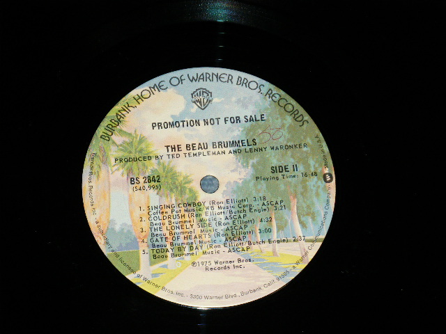 画像: The BEAU BRUMMELS - The BEAU MRUMMELS ( Ex+/Ex+++)    / 1975  US AMERICA ORIGINAL "PROMO" Used LP 