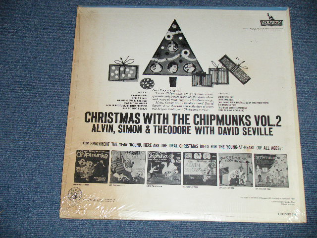 画像: The CHIPMUNKS - CHRISTMAS WITH THE CHIPMUNKS ( Ex++/MINT- )    / 1963 US AMERICA ORIGINAL MONO Used LP 