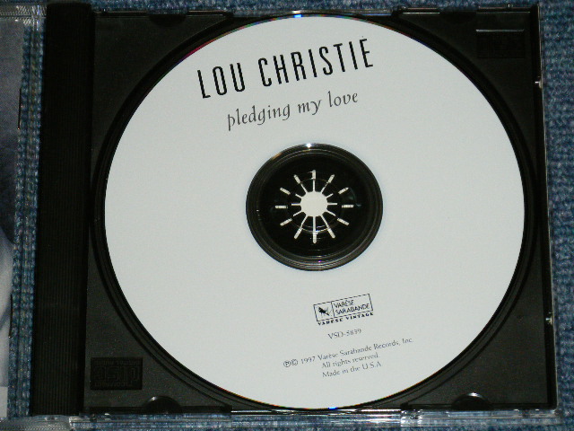 画像: LOU CHRISTIE - PLEDGING MY LOVE  (MINT-/MINT) / 1997 US  AMERICA  ORIGINAL  Used CD 