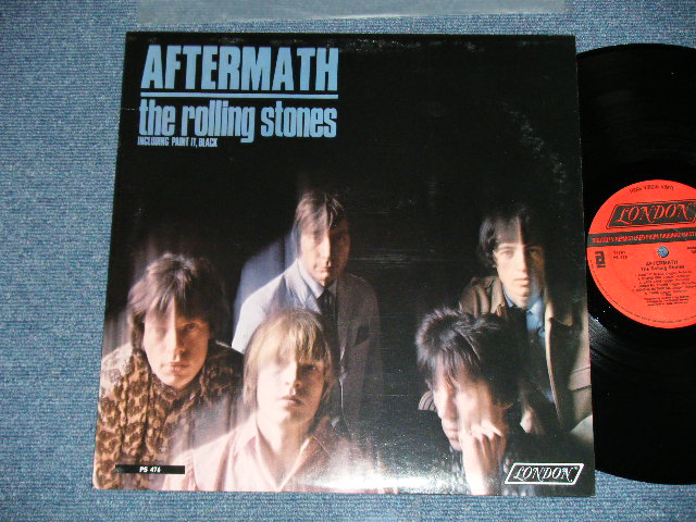 画像1: ROLLING STONES - AFTERMATH  ( Matrix # ZAL-7259 BW PS 476 / ZAL-7260 BW PS 476 ) ( Ex+/MINT- )  /   US AMERICA REISSUE  "RED LABEL" STEREO  Used  LP   