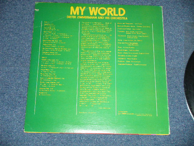 画像: DIETER ZIMMERMANN - MY WORLD (Some Cover Songs and RARE GROOVE ) ( Ex++/MINT- : Cut Out ) / 1972 US AMERICA ORIGINAL Used LP 