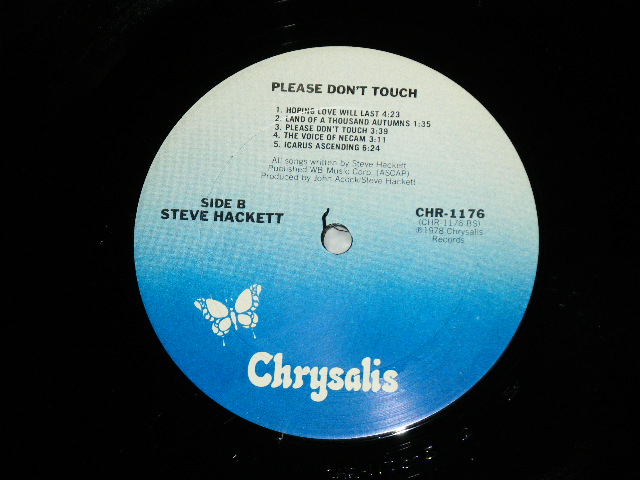 画像: STEVE HACKETT ( GENESIS,ASIA,GTR )  - PLEASE DON'T TOUCH : With ART SLEEVE ( Ex+++/MINT- : Cut Corner ) / 1978 US AMERICA  ORIGINAL Used LP 