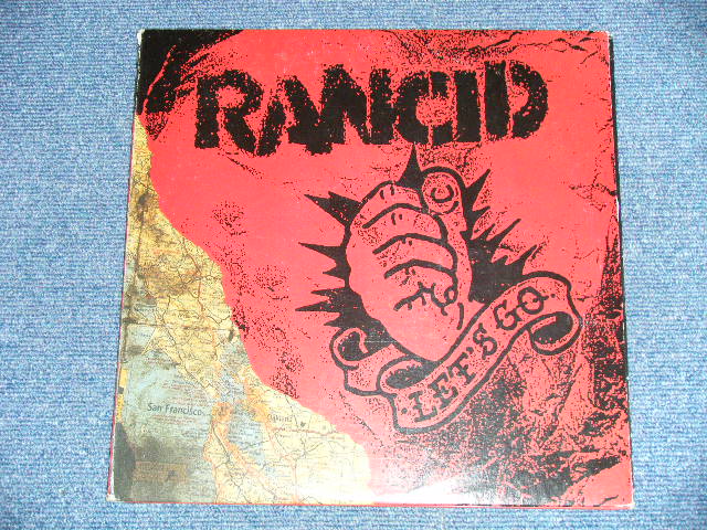 画像: RANCID - LET'S GO  ( Ex+/Ex+++)  / 1994 UK ENGLAND ORIGINAL Limited  "WHITE WAX Vinyl" Used Double 2 x 12" LP 