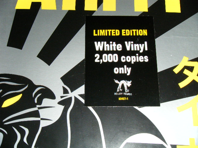 画像: TIGER ARMY - III : GHOST TIGER RISE ( SEALED ) / 2004 US AMERICA ORIGINAL Limited "WHITE WAX Vinyl"  "BRAND NEW SEALED" LP 