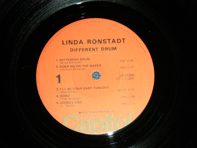 画像: LINDA RONSTADT- DIFFERENT DRUMS ( Ex++/Ex+++ )  / 1974 US AMERICA  ORIGINAL "RED LABEL" Used LP 