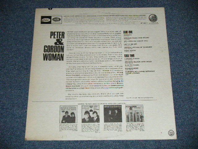 画像: PETER AND GORDON -  WOMAN ( Ex++/Ex++ : BB ) / 1966  US AMERICA ORIGINAL STEREO Used LP 