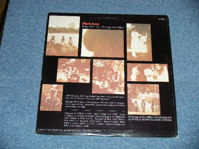 画像: BLACK IVORY - BABY WON'T YOU CHANGE YOUR MIND ( Ex++/MINT-)   / 1972 US AMERICA ORIGINAL Used LP 