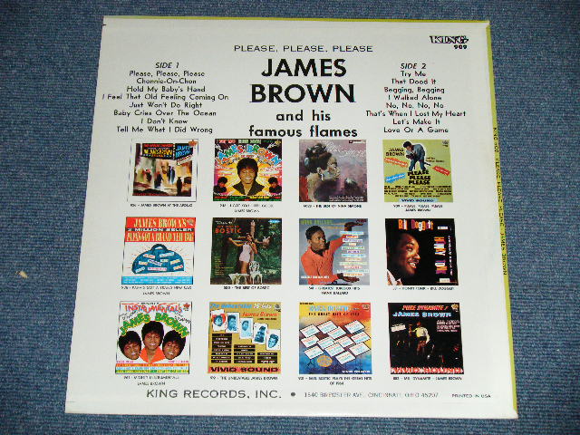 画像: JAMES BROWN - PLEASE PLEASE PLEASE ( MINT-/Ex+++) / 1966 Version US AMERICA REISSUE of 610,"With Crown" KING LABEL MONO Used LP  