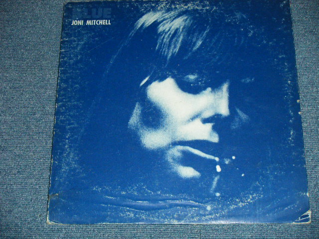 画像: JONI MITCHELL  - BLUE ( Matrix # : MS-1-2038-G2/ MS-2-2038 -G1)(VG+/Ex++ :WTRDMG )   / 1970  US AMERICA ORIGINAL "2nd Press NON  STEREO Credit at Bottom Label" Used  LP