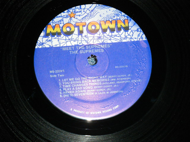 画像: THE SUPREMES - MEET THE SUPREMES :  Withdraw Style "STOOL"Cover ( Ex/Ex+++ )  / 1980's  US AMERICA  RFEISSUE STEREO USed LP 