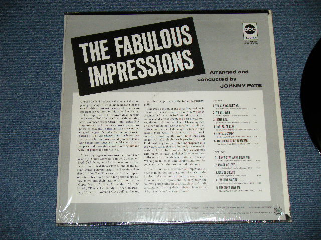 画像: THE IMPRESSIONS - THE FABULOUS IMPRESSIONS / 1967 US AMERICA  ORIGINAL MONO Used  LP 