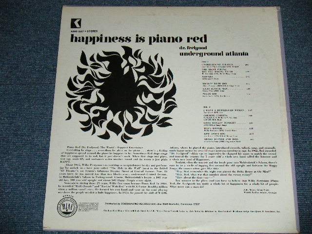 画像: PIANO RED - HAPPINESS IS PIANO RED ( Ex++/Ex+++)  /  1970 US AMERICA ORIGINAL Used LP 