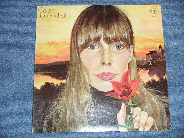 画像: JONI MITCHELL  - CLOUDS  ( Matrix # 30885 RS 6341 A-1D/ 30886 RS 6341 B- RE-4-1A ) ( Ex++MINT- : EDSP )   / 1972 Version   US AMERICA ORIGINAL "2nd Press STEREO Credit at Bottom Label" Used  LP