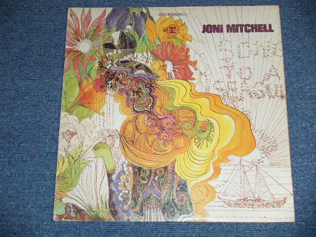 画像: JONI MITCHELL  -  JONI MITCHELL ( Matrix #  RS-1-6293 W-2/RS-6293  (30754-1) 2-W-1 ) ( Ex+,Ex/Ex+++  )   / 1970 Version   US AMERICA ORIGINAL "2nd Press BROWN with STEREO Credit at Bottom Label" Used LP 