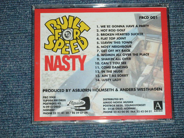 画像: BUILTFOR SPEED - NASTY ( NEW  )  / 2000 NORWAY "BRAND NEW" CD 