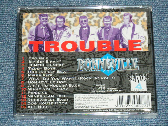 画像: BONNEVILLE - TROUBLE  ( SEALED )  /  2003 UK ENGLAND  ORIGINAL "BRAND NEW SEALED" CD 