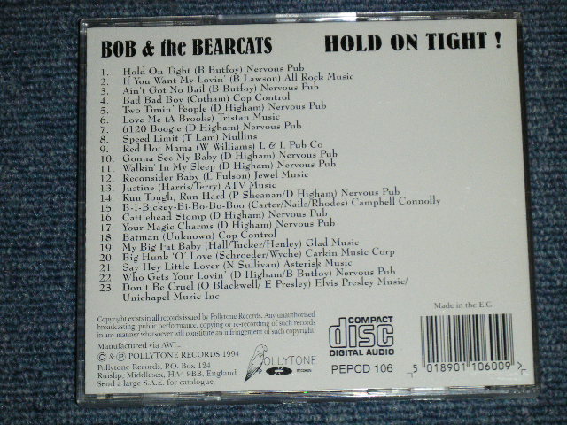 画像: BOB & THE BEARCATS -  HOLD ON TIGHT ( MINT-/MINT  )  / 1994 UK ENGLAND ORIGINAL Used  CD  