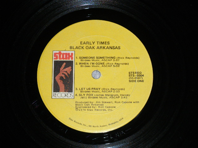 画像: BLACK OAK ARKANSAS - EARLY TIMES  (Ex+/Ex++: Cutout) / 1974  US AMERICA  ORIGINAL Used LP 