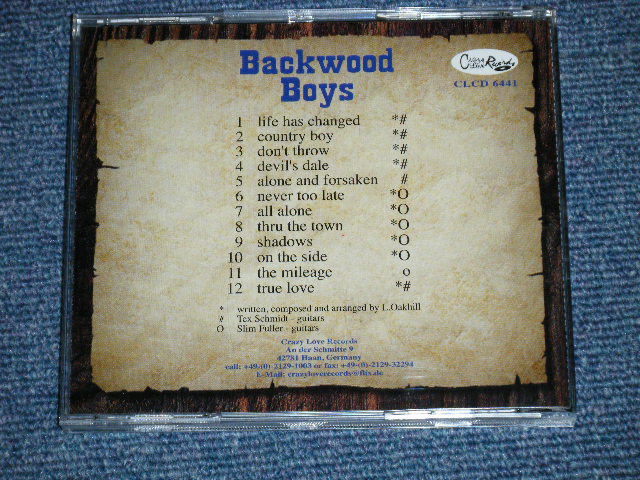 画像: BACKWOOD BOYS - (BACKWOOD BOYS (  NEW )  /  1998  GERMANY GERMAN  ORIGINAL  "BRAND NEW" CD  