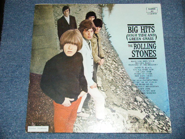 画像: ROLLING STONES -  BIG HITS  ( Ex+/Ex+++)  /  1980's  WEST GERMANY GERMAN   Reissue Used LP 