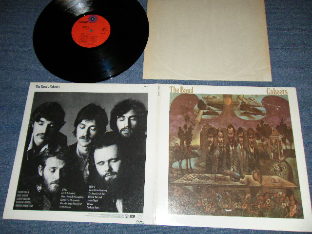 画像1: THE BAND - CAHOOTS( Matrix # A)SMAS-1-651-217-2#2  / B) SMAS-2-651- 217 2#2)( :Ex+/MINT- ) / 1971 US AMERICA ORIGINAL 2nd Press "RED with Purple Color 'C' on TOP LABEL" Used LP 