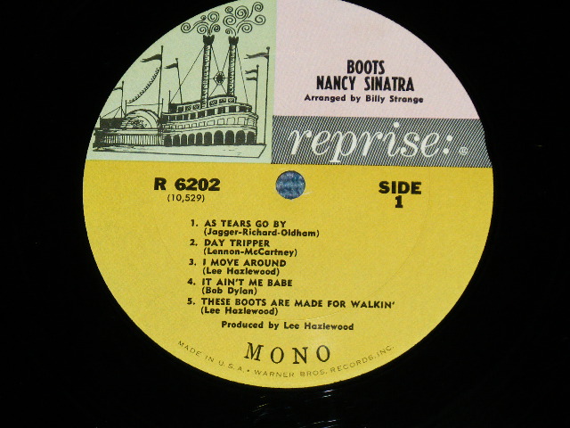 画像: NANCY SINATRA - BOOTS (Ex+, Ex++/Ex+++) / 1966 US AMERICA ORIGINAL "MULTI COLOR Label" MONO Used LP 